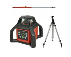 Futech 061.02.50.G Para Green laser rotacyjny w walizce + statyw 330 cm + linijka 240 cm