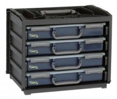 Raaco 136242 HandyBox + 2 x PSC4-15 i 2 x PSC4-17 Pudełka asortymentowe