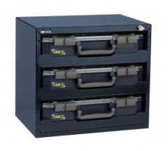 Raaco 136389 Sejf z 3 x Carry-Lite 80-10