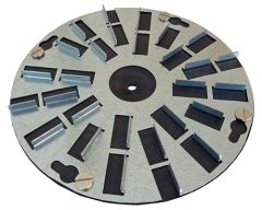 Rokamat 25200 Dysk do obróbki zgrubnej 200 mm do tynku 2 szt.