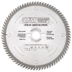 CMT 281.060.10M Brzeszczot do płyt wiórowych / Melaminy / Formiki 250 x 30 x 60T