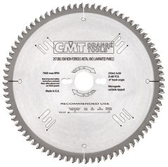 CMT 297.080.10M Brzeszczot negatywny do metali nieżelaznych/Trespa/Alu 250 x 30 x 80T