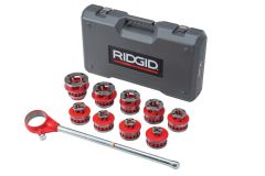 Ridgid 65285 Model 12-R BSPT Zestaw do cięcia gwintów z grzechotką 1/8"-2"