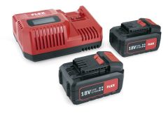 Flex-tools 491349 P-Set 55 R Accu Set 18V 5,0Ah - 2 x akumulatory AP18,0/5,0 + szybka ładowarka CA10,8/18,0