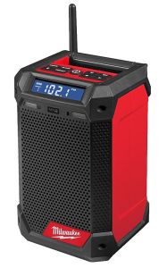 Milwaukee 4933472114 M12 RCDAB+-0 M12 Radio budowalne DAB+ z ładowarką, bez akumulatora i walizki