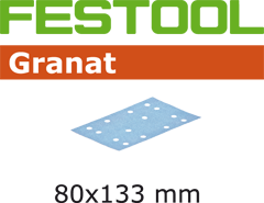 Festool 497126 Arkusze ścierne StickFix 80 x 133mm 100szt. STF 80x133 P400 GR/100