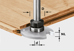 Festool 499803 Trzpień frezarski S8 1,5-5 KL16