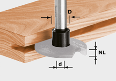 Festool 499805 Trzpień frezarski S8 1,5-5 D14