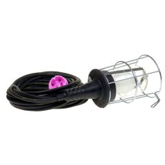 Eurolux 52.010.05 Lampa koszowa gumowa E27 - III 60W - 24V - kosz prasowany 10m H07RN-F 2 x 1,0 mm²