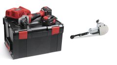 Flex-tools 522015 BME 18.0-EC/5.0 Zestaw silnik podstawowy Trinoxflex 18V 5.0Ah Li-Ion + BF 140 pilnik do taśmy mocującej