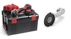 Flex-tools 522023 BME 18.0-EC/5.0 Zestaw Silnik podstawowy Trinoxflex 18V 5,0Ah Li-Ion + przystawka do szlifierki kątowej wewnętrznej LK 152