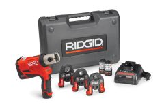 Ridgid 59198 RP240 12 - 35 mm Prasa akumulatorowa 12V 2,5 ah Li-Ion + 3 szczęki V15-V22-V28