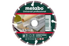 Metabo 626873000 Diamentowa tarcza tnąca professional, UP 76 x 1,2/2,2 x 10 mm