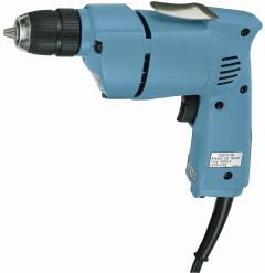 Makita 6510LVR Lekka i wytrzymała wiertarka z uchwytem szybkomocującym 10 mm