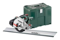 Metabo 691114000 MKS 18 LTX 58 FS SET akumulatorowa piła tarczowa do metalu 18V bez akumulatorów i ładowarki w MetaLoc + szyna prowadząca FS 160