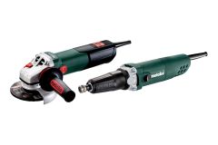 Metabo ZESTAW - szlifierka kątowa WEV 15-125 Quick + szlifierka prosta G 400 691203000