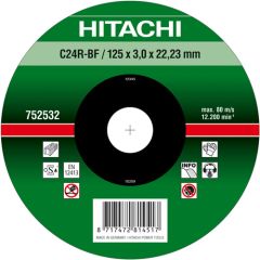 Hitachi 752531 C24R Tarcza do cięcia kamienia 115 x 3 x 22,23 mm na 25 sztuk