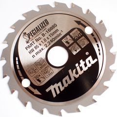 Makita B-16885 Tarcza do piły, Specialized T.C.T, 85 x 15 mm, 20 Z