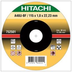 HiKOKI Akcesoria 782301 A60U-BF41 Tarcza tnąca do stali nierdzewnej/metalu 115 x 1 mm na 25 szt.