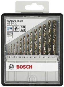 Bosch 2607019926 Zestaw wierteł do metalu (13szt) Robust Line HSS-Co