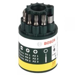 Bosch 2607019454 10-częściowy zestaw końcówek wkrętakowych