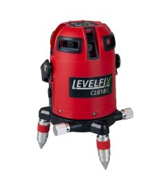 Levelfix 554032 CL618G Zmotoryzowany laser wieloliniowy zielony