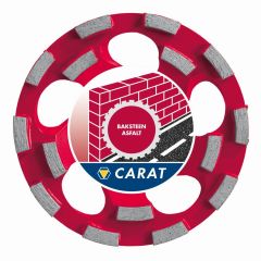 Carat CUBD1253A0 DUSTEC 125x22.2MM TYP BAKSTEN PREMIUM Głowica szlifierska