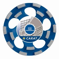 Carat CUBD1253C0 DUSTEC 125x22,2MM TYP BETON PREMIUM Głowica szlifierska