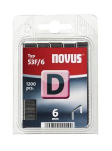 Novus 042-0374 D 53F/6 Zszywki 6 mm 1200 sztuk