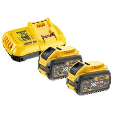 DeWalt DCB118Y2-QW Zestaw startowy FlexVolt - 2 x akumulator FlexVolt 54V 12.0Ah Li-Ion + szybka ładowarka DCB118