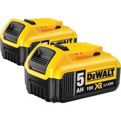 DeWalt DCB184DUO Zestaw: 2 akumulatory 18V XR Li-Ion DCB184-XJ