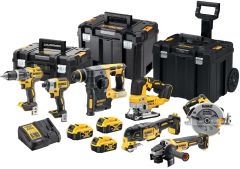 DeWalt DCK755P3T 7-częściowy zestaw XR 18 V 5.0 Ah Li-Ion, w tym 3 akumulatory