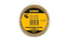 DeWALT Akcesoria DT20651-QZ wymienny drut do podkaszarki do trawy 2 mm x 68,6 m DCM561