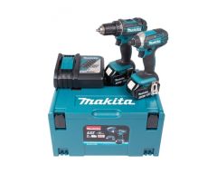 Makita DLX2127MJ Zestaw - DDF482 akumulatorowa wiertarko-wkrętarka + DTD152 klucz udarowy 18V