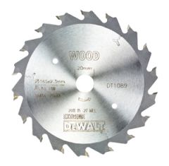 DeWalt DT1089-QZ Tarcza pilarska 165 x 20 mm 18T ATB 18°