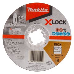 Makita E-00418 Tarcza do cięcia X-LOCK 125x1,2x22,23mm stal nierdzewna 10 szt.