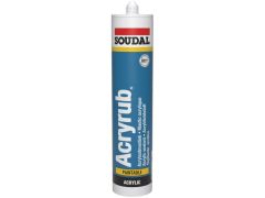 Soudal 102600 Uszczelniacz akrylowy Acryrub White 310ml