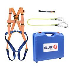 Ellersafe FP-SET-HW-BASIC Zestaw do ochrony przed upadkiem z wysokości platforma powietrzna Basic Rozmiar M-XL