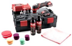 Flex-tools 469076 PXE 80 10.8-EC/2.5 P-Set Polerka obrotowa 10,8 V 2,5 Ah Li-ion + akcesoria