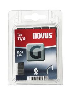 Novus 042-0384 G 11/6 Zszywki 6 mm 1200 sztuk