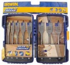 Irwin 10507603 Blue Groove 4X Speed Drill Set 8-Piece