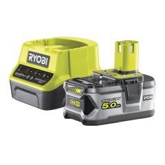 Ryobi 5133003366 Akumulator 18V 5,0Ah i ładowarka ONE+ RC18120-150