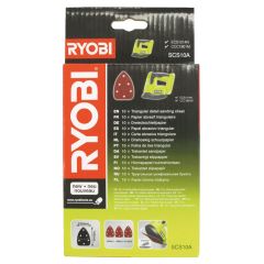 Ryobi 5132002675 Zestaw papierów ściernych delta 10szt. SCS10A1