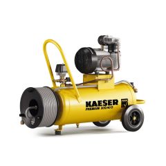 Kaeser 1.1810.00010 Kompresor tłokowy Premium 300/40D 400 Volt + bęben z wężem powietrznym 20 mtr.