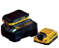 Stanley SFMCB12D2 Fatmax V20 Starter Kit 2x akumulator 18V 2.0 Ah + ładowarka