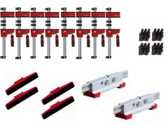 Bessey KREV100150TN Zestaw: 4x KRE100-2K + 4x KRE150-2K + akcesoria