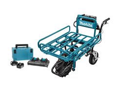 Makita DCU180Rek DCU180Z 18V Taczka + Stojak + zestaw startowy 18 Volt 5.0 AH Li-ion