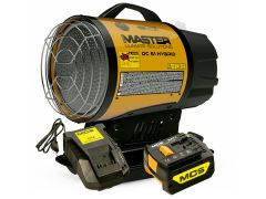 Master DC61SETCOMPL DC61 Akumulator/230 Volt Grzejnik na podczerwień 17kW z akumulatorem i ładowarką