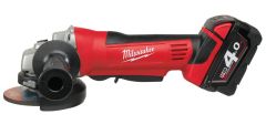 Milwaukee 4933441300 HD18 AG-115-402C M18™ HEAVY DUTY Szlifierka kątowa 115mm 18V + 2 akumulatory M18 B4 + ładowarka M12-18 C + walizka