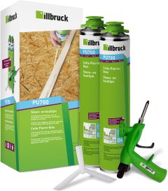 illbruck 340019 PU700 Zestaw startowy kleju do kamienia i drewna 880 ml